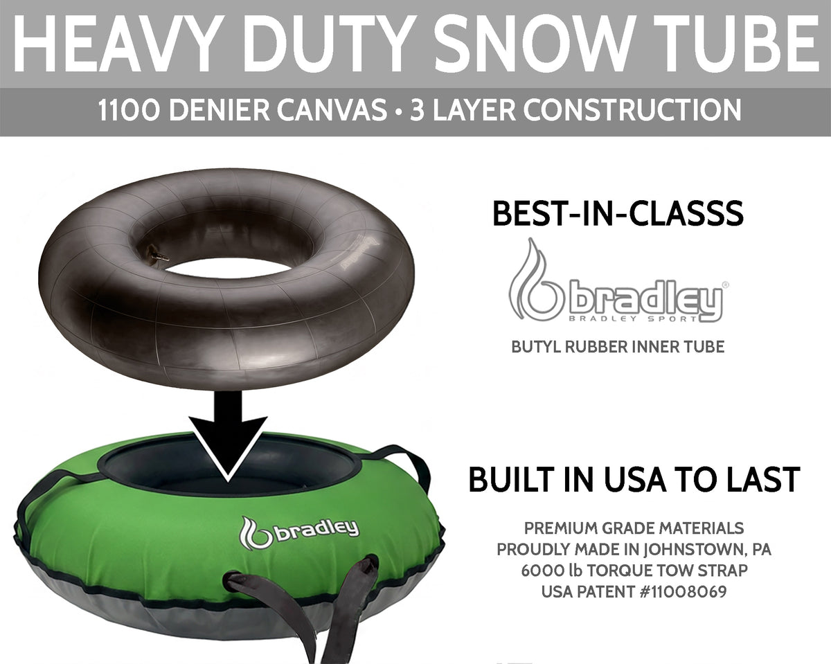 Bradley Heavy-Duty Snow Tube with Reinforced Cover