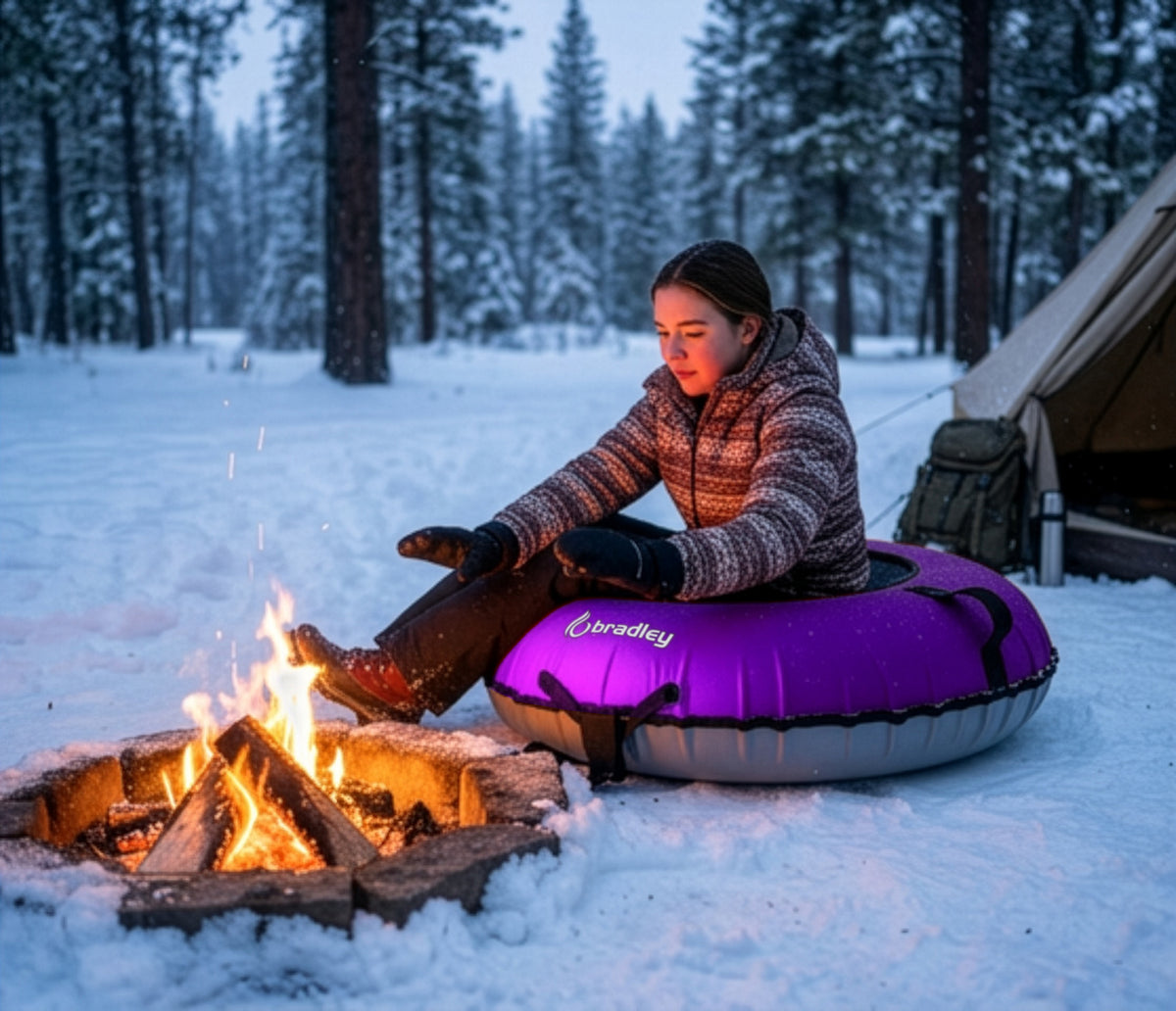 Bradley Heavy-Duty Deluxe Snow Tube with Reinforced Cover