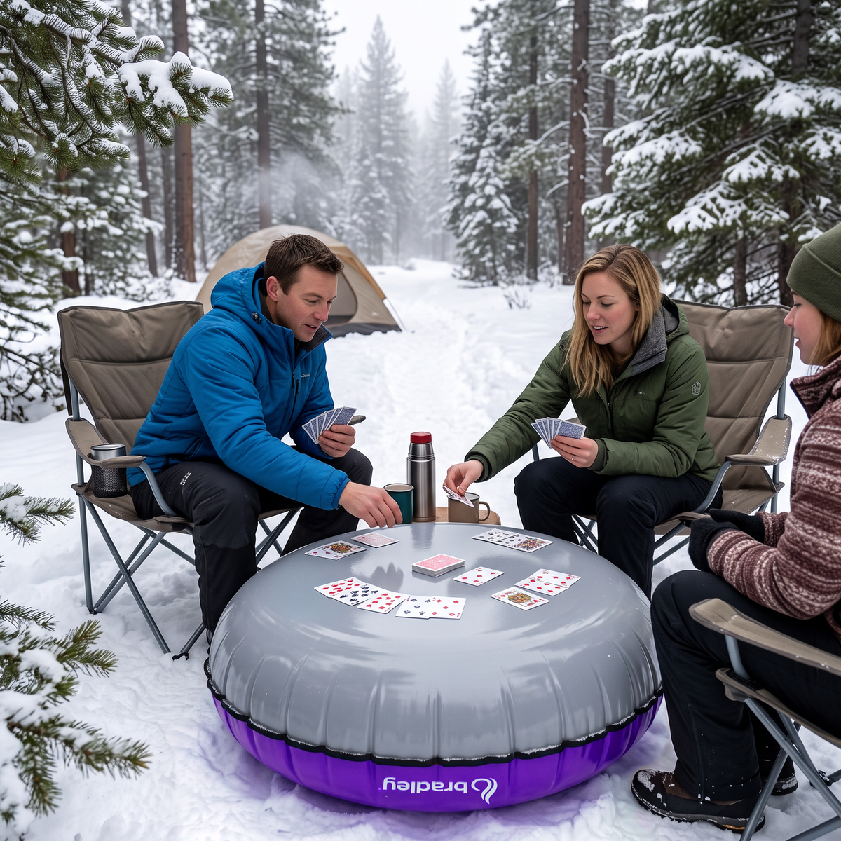 Bradley Heavy-Duty Deluxe Snow Tube with Reinforced Cover