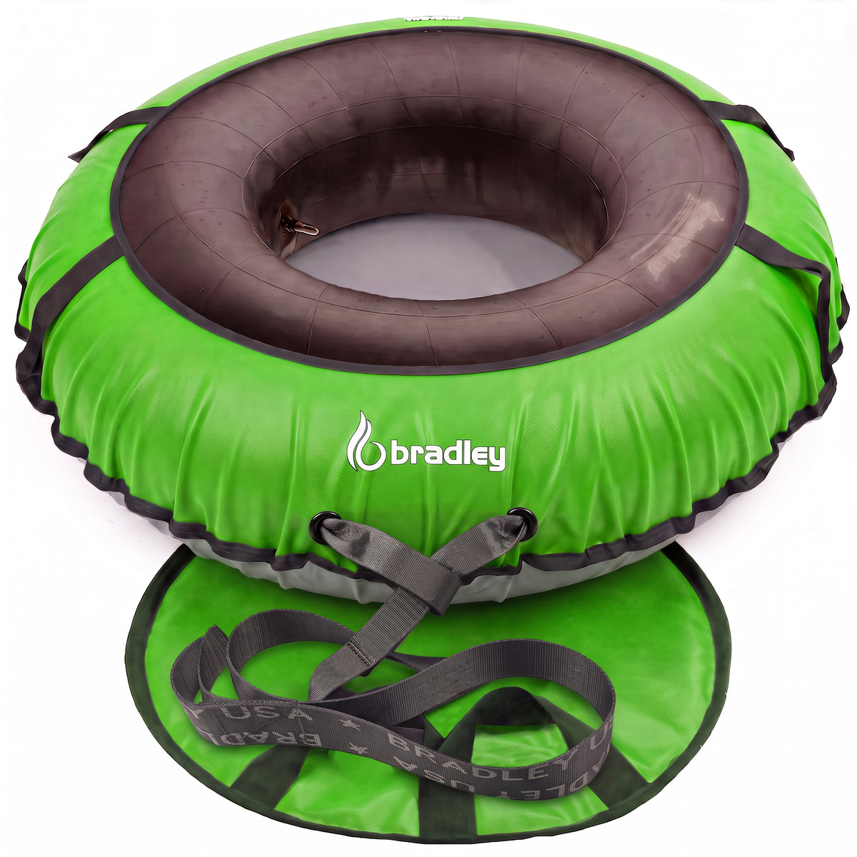 Ultimate Deluxe Towable Snow Tube Sled with Heavy Duty Cover
