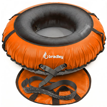Ultimate Deluxe Towable Snow Tube Sled with Heavy Duty Cover