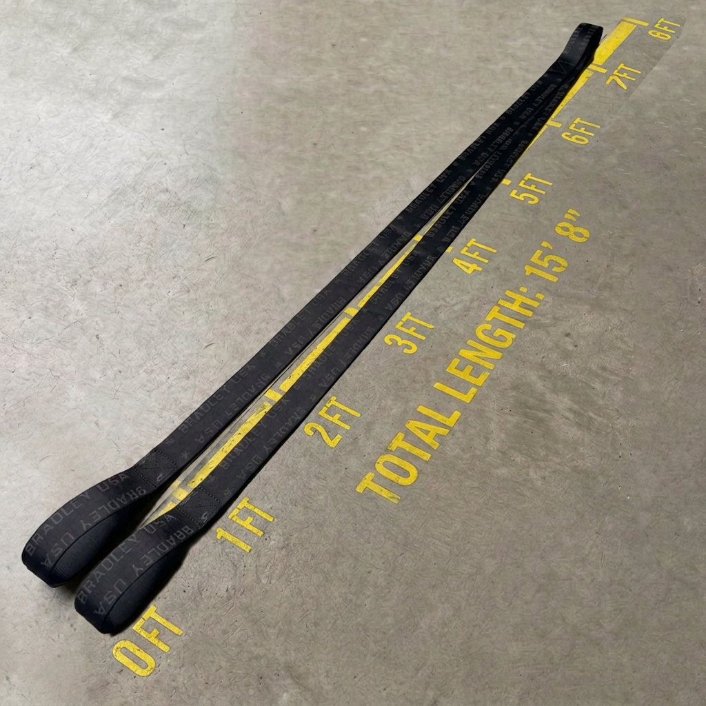Bradley Heavy Duty Tow Leash for Snow Tubes – Made in USA, Durable Nylon Webbing with 6300 lb Torque Capacity – Fits Most Tubes with Tow Loops, Ideal for Slope Towing