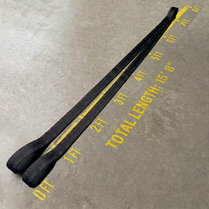 Bradley Heavy Duty Tow Leash for Snow Tubes – Made in USA, Durable Nylon Webbing with 6300 lb Torque Capacity – Fits Most Tubes with Tow Loops, Ideal for Slope Towing