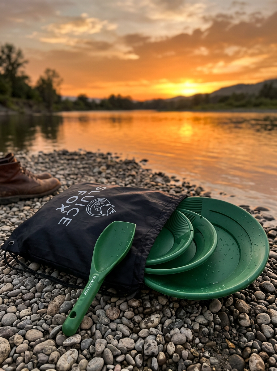 Sluice Fox Prospectors Starter Kit with 3 Pans