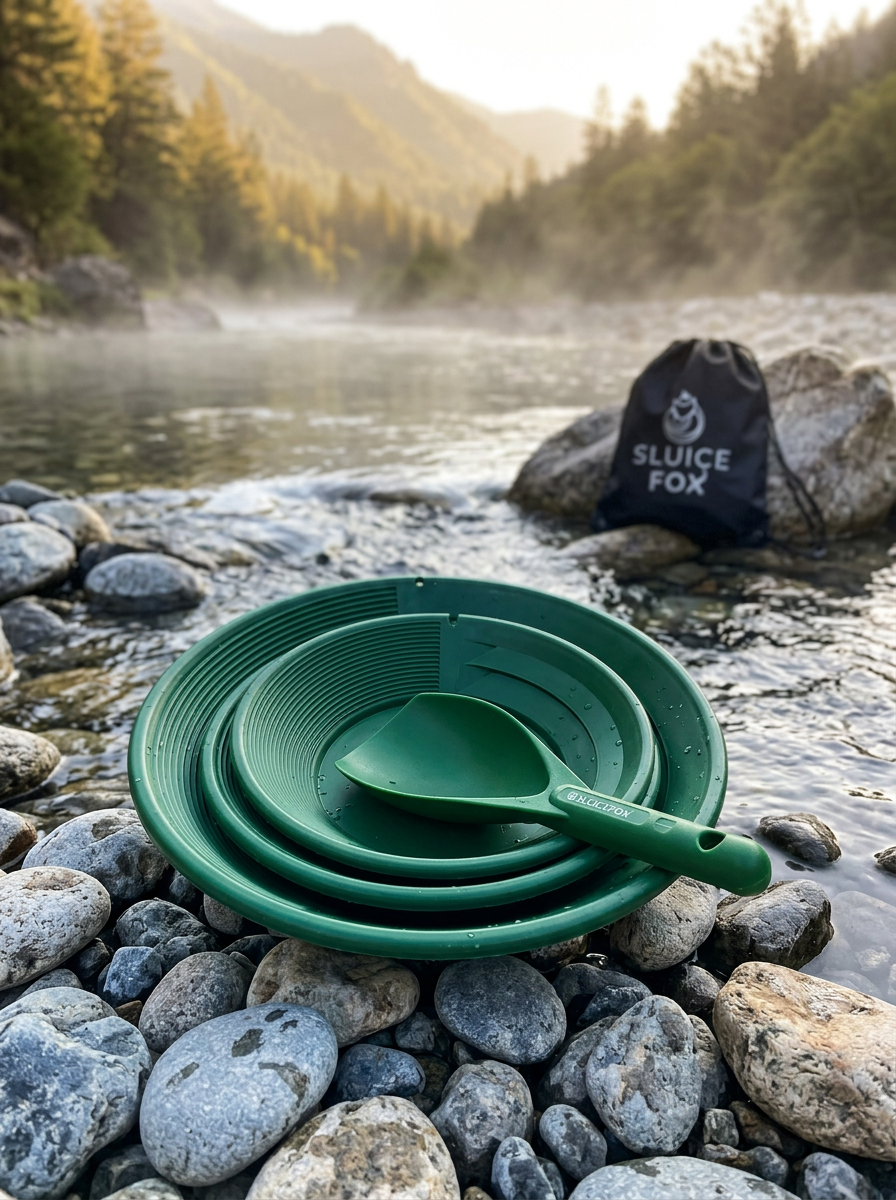 Sluice Fox Prospectors Starter Kit with 3 Pans