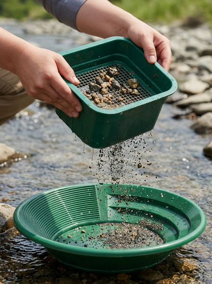 Sluice Fox 10-Piece Gold Panning Kit with Bag