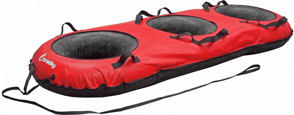 Ultimate Towable Snow Tube Sled with Heavy Duty Cover