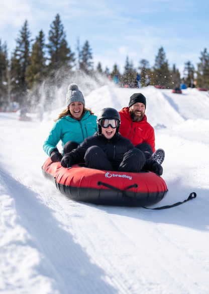 Ultimate Towable Snow Tube Sled with Heavy Duty Cover