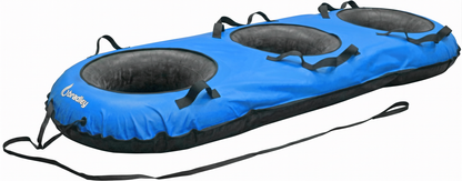 Ultimate Towable Snow Tube Sled with Heavy Duty Cover