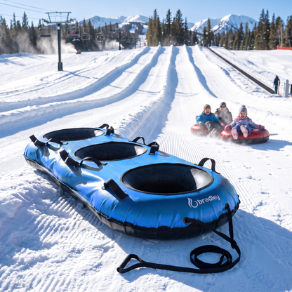 Ultimate Towable Snow Tube Sled with Heavy Duty Cover