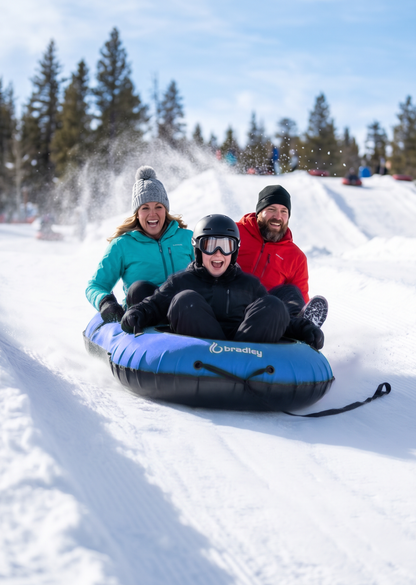 Ultimate Towable Snow Tube Sled with Heavy Duty Cover