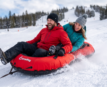 Ultimate Towable Snow Tube Sled with Heavy Duty Cover