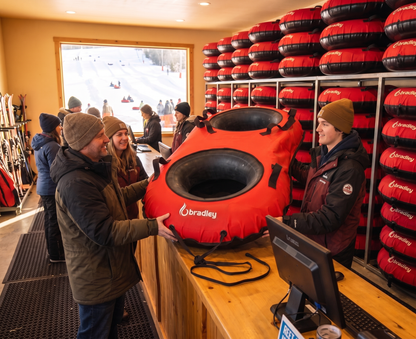 Ultimate Towable Snow Tube Sled with Heavy Duty Cover