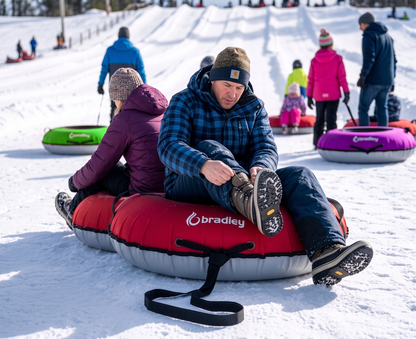 Ultimate Towable Snow Tube Sled with Heavy Duty Cover