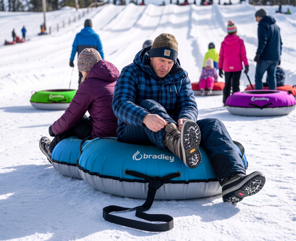Ultimate Towable Snow Tube Sled with Heavy Duty Cover