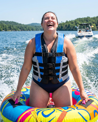 High-Performance Hardcore Adult Life Vest | USCG Approved Safety Flotation Device for Water Sports, Boating, and Outdoor Adventures | Fully Enclosed and Designed for Max Visibility