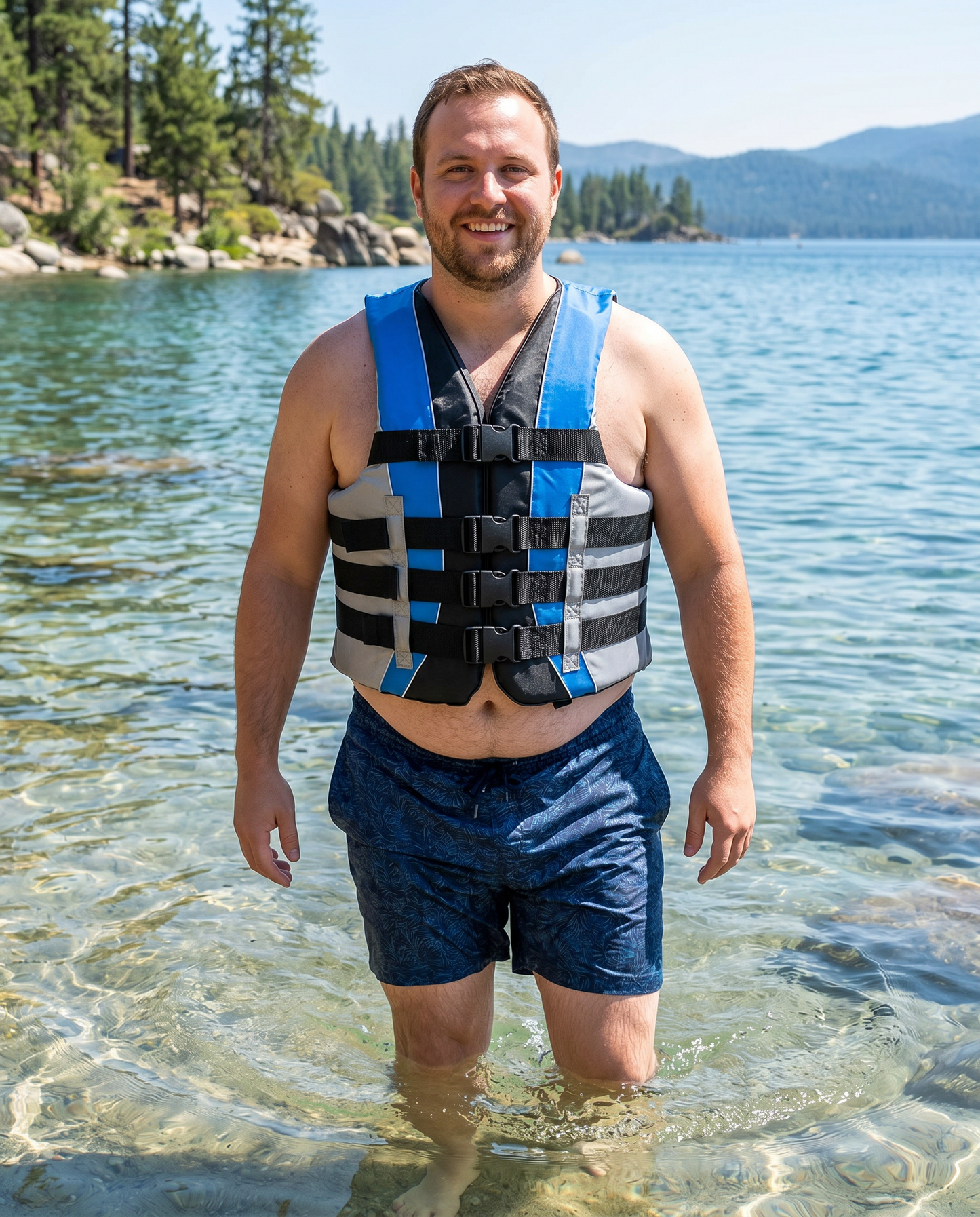 High-Performance Hardcore Adult Life Vest | USCG Approved Safety Flotation Device for Water Sports, Boating, and Outdoor Adventures | Fully Enclosed and Designed for Max Visibility