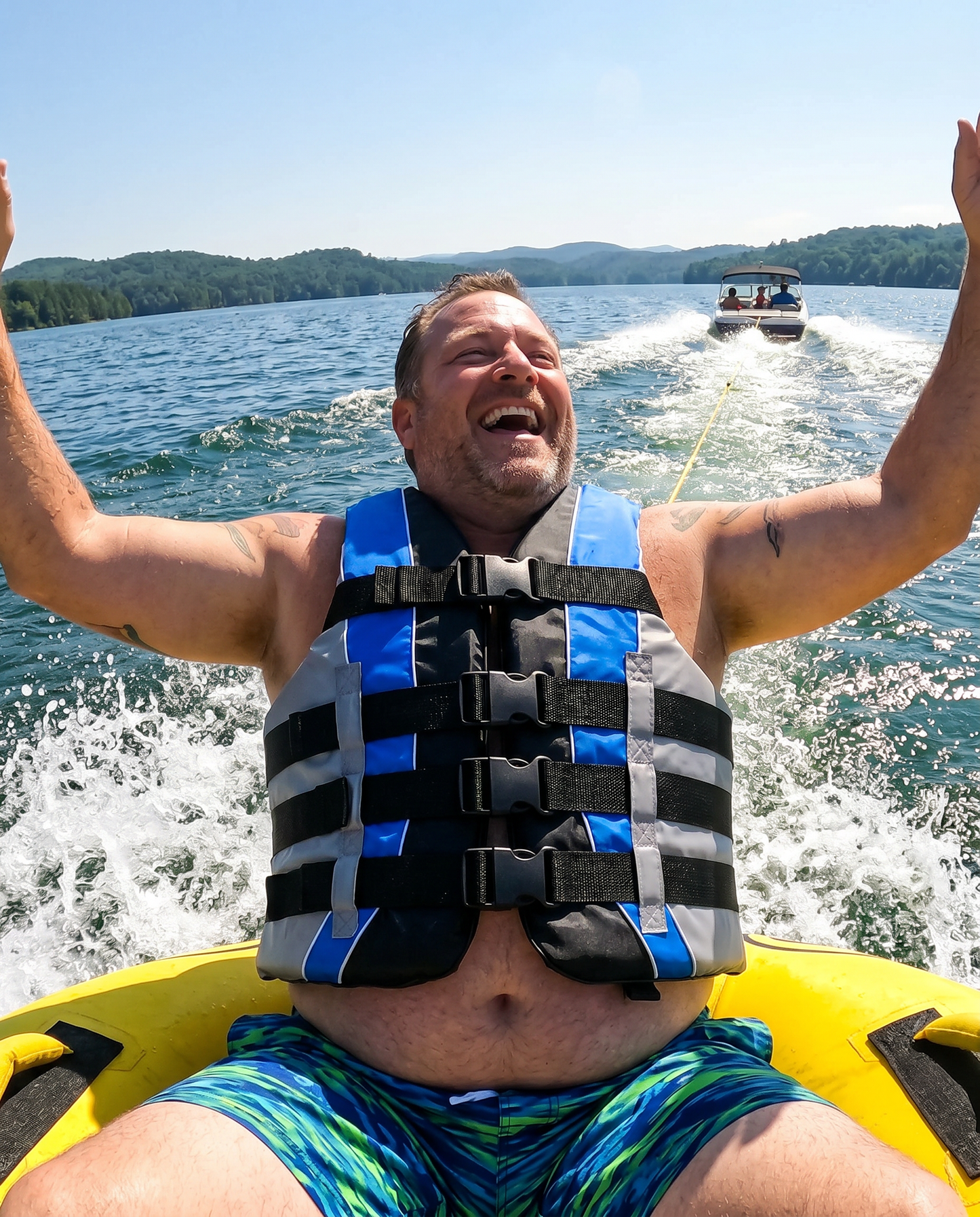 High-Performance Hardcore Adult Life Vest | USCG Approved Safety Flotation Device for Water Sports, Boating, and Outdoor Adventures | Fully Enclosed and Designed for Max Visibility