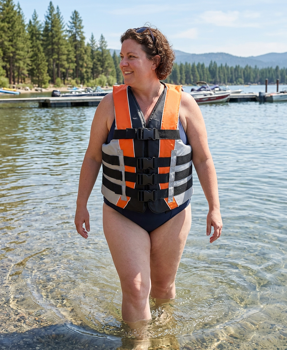 High-Performance Hardcore Adult Life Vest | USCG Approved Safety Flotation Device for Water Sports, Boating, and Outdoor Adventures | Fully Enclosed and Designed for Max Visibility