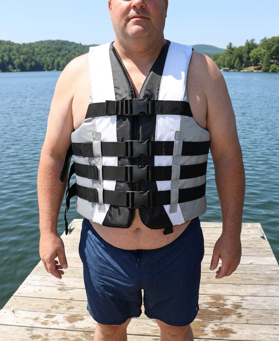 High-Performance Hardcore Adult Life Vest | USCG Approved Safety Flotation Device for Water Sports, Boating, and Outdoor Adventures | Fully Enclosed and Designed for Max Visibility
