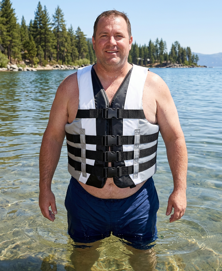 High-Performance Hardcore Adult Life Vest | USCG Approved Safety Flotation Device for Water Sports, Boating, and Outdoor Adventures | Fully Enclosed and Designed for Max Visibility