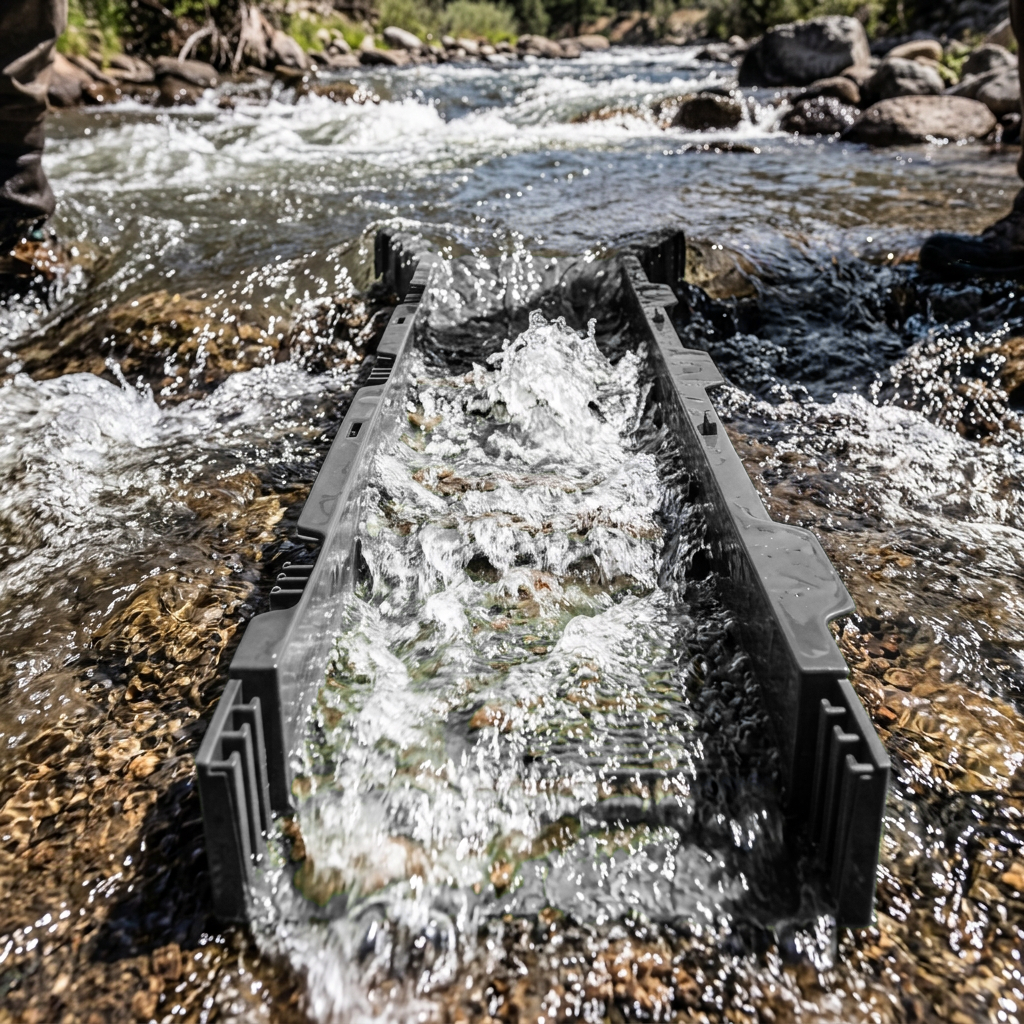 Sluice Fox 10-Piece Gold Panning Kit with 31" Sluice