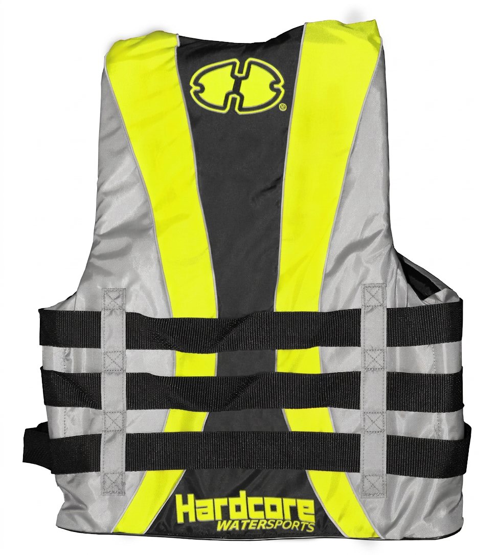 High-Performance Hardcore Adult Life Vest | USCG Approved Safety Flotation Device for Water Sports, Boating, and Outdoor Adventures | Fully Enclosed and Designed for Max Visibility
