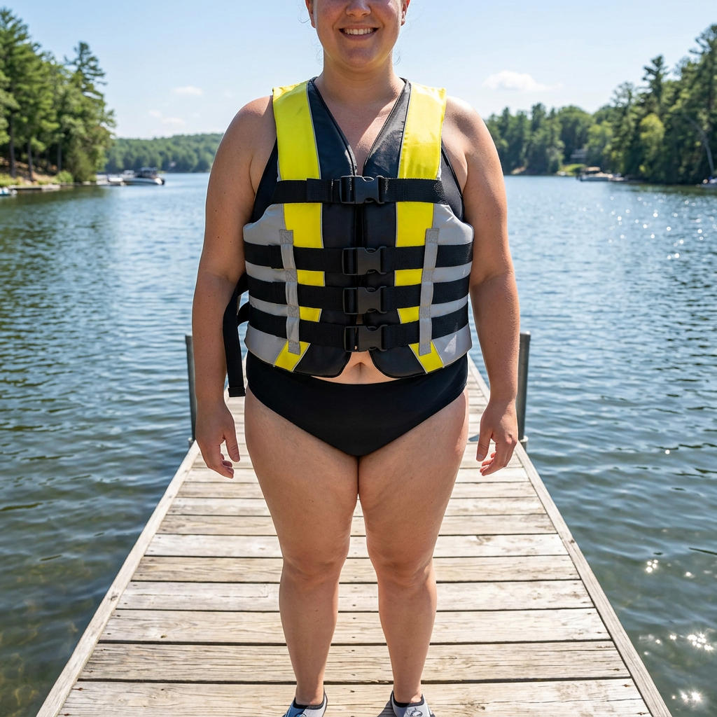High-Performance Hardcore Adult Life Vest | USCG Approved Safety Flotation Device for Water Sports, Boating, and Outdoor Adventures | Fully Enclosed and Designed for Max Visibility