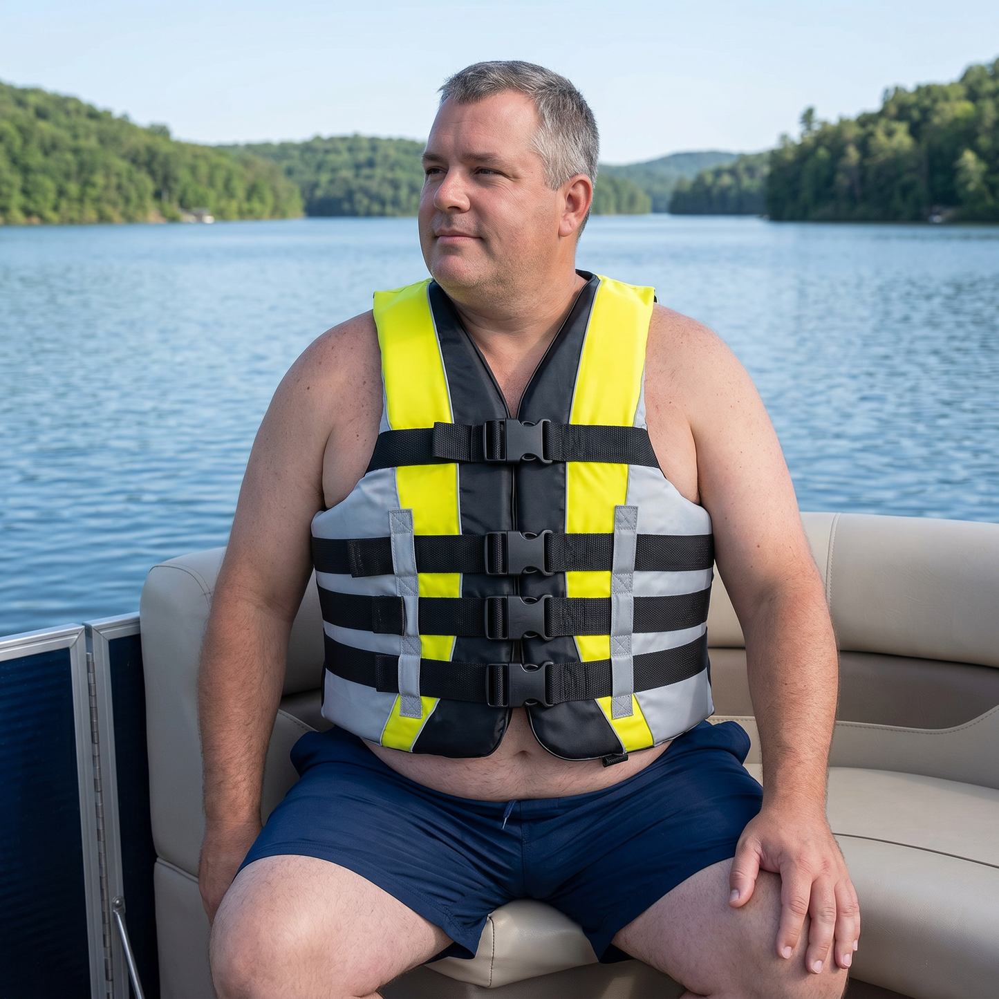 High-Performance Hardcore Adult Life Vest | USCG Approved Safety Flotation Device for Water Sports, Boating, and Outdoor Adventures | Fully Enclosed and Designed for Max Visibility