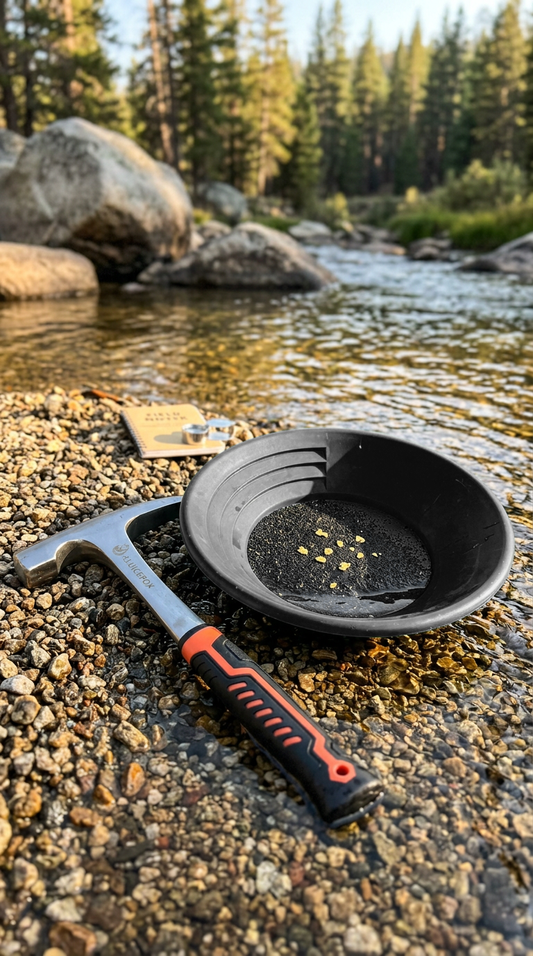 Sluice Fox 10-Piece Gold Panning Kit with 31" Sluice