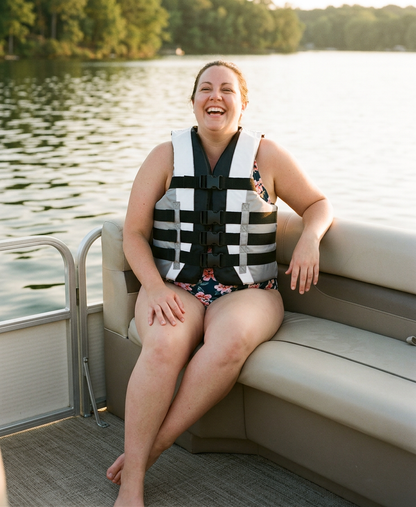 High-Performance Hardcore Adult Life Vest | USCG Approved Safety Flotation Device for Water Sports, Boating, and Outdoor Adventures | Fully Enclosed and Designed for Max Visibility