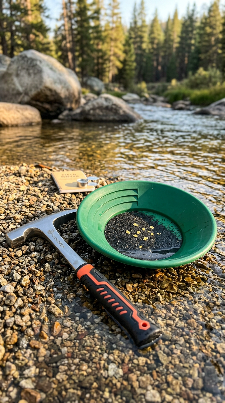 Sluice Fox 10-Piece Gold Panning Kit with 31" Sluice