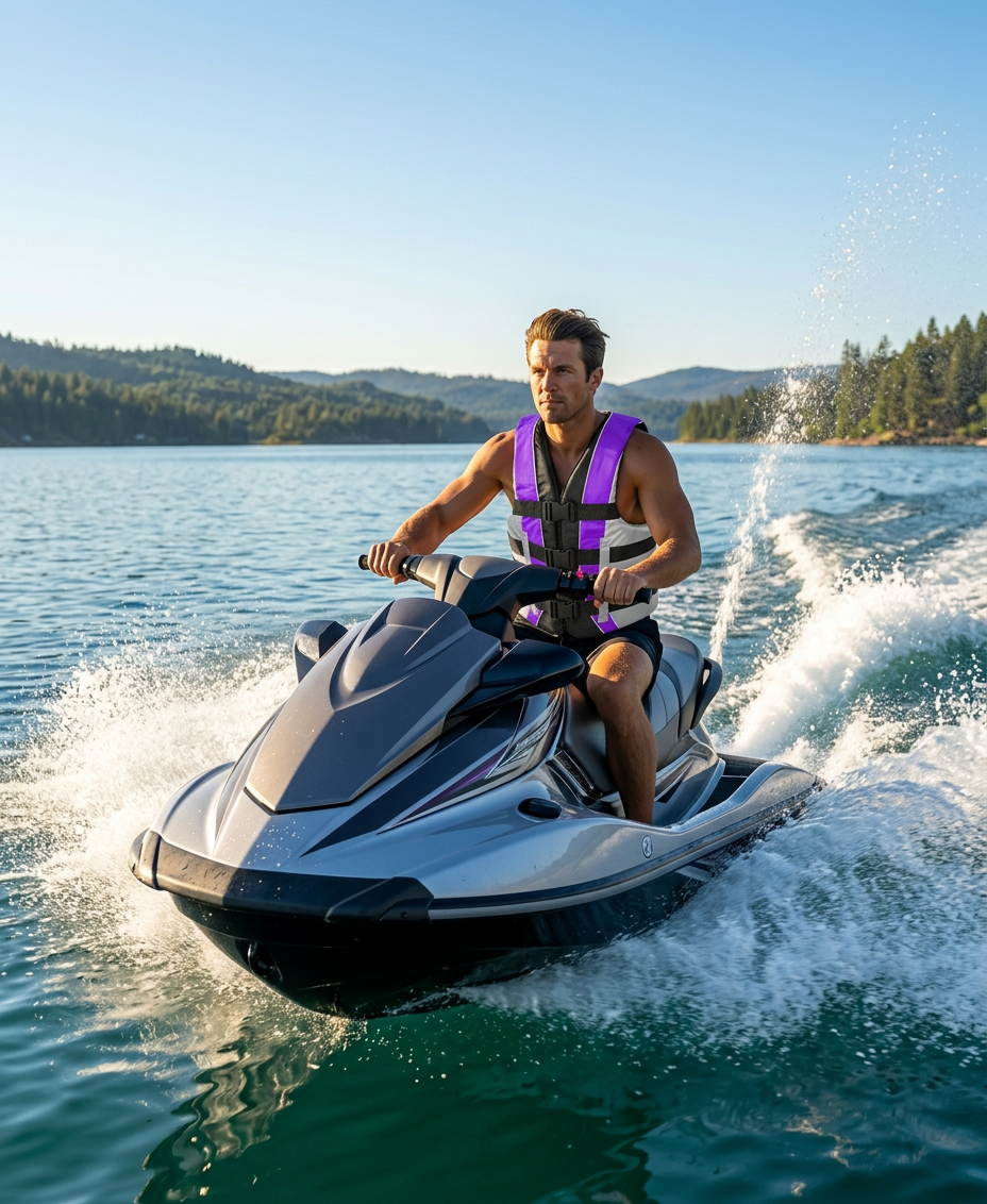 High-Performance Hardcore Adult Life Vest | USCG Approved Safety Flotation Device for Water Sports, Boating, and Outdoor Adventures | Fully Enclosed and Designed for Max Visibility