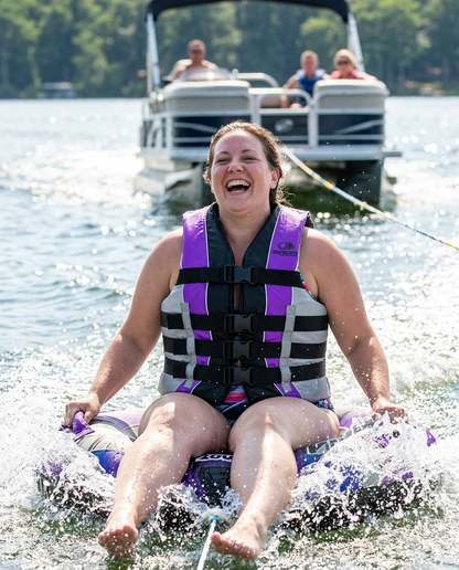 High-Performance Hardcore Adult Life Vest | USCG Approved Safety Flotation Device for Water Sports, Boating, and Outdoor Adventures | Fully Enclosed and Designed for Max Visibility