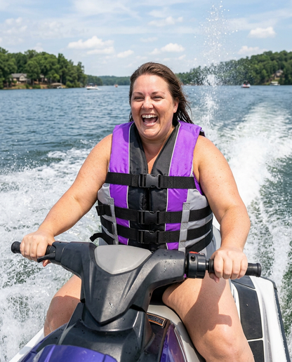 High-Performance Hardcore Adult Life Vest | USCG Approved Safety Flotation Device for Water Sports, Boating, and Outdoor Adventures | Fully Enclosed and Designed for Max Visibility