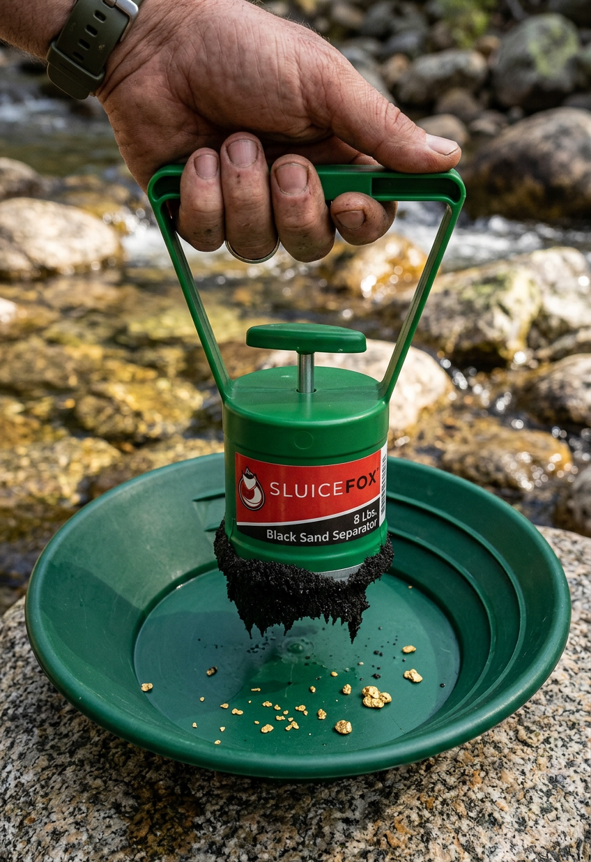 Sluice Fox Handheld Black Sand Magnet