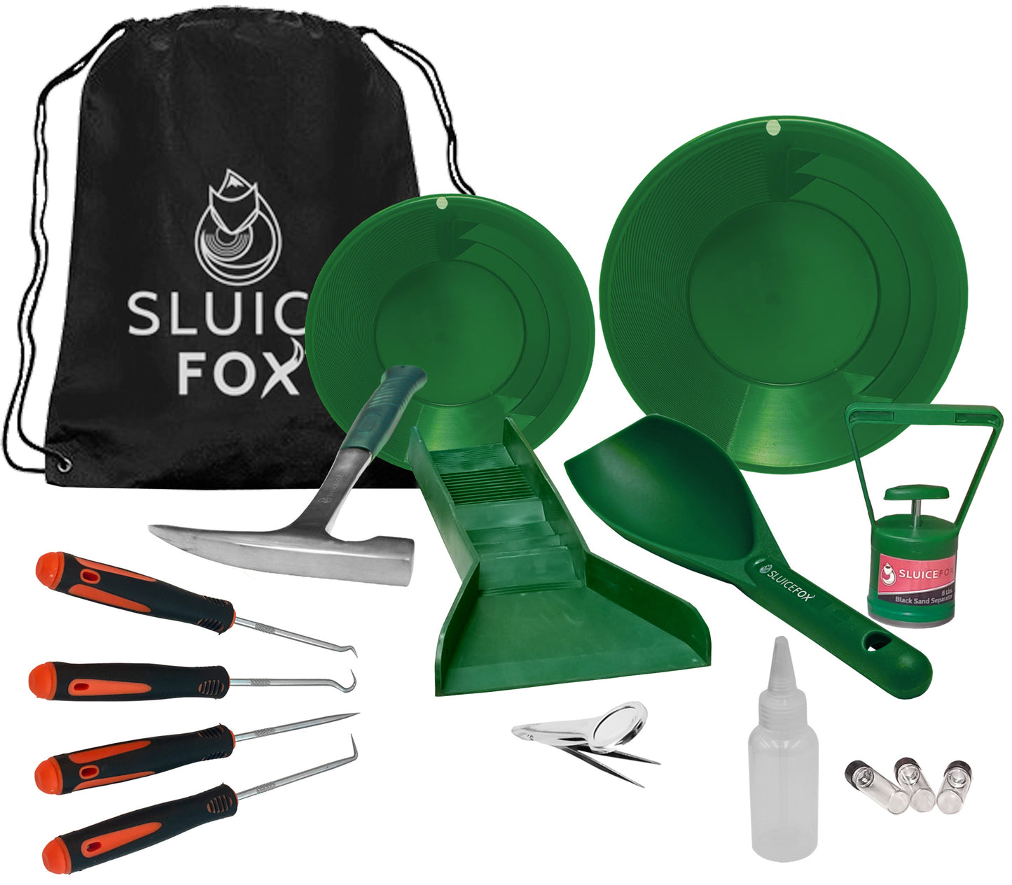Sluice Fox Bedrock Prospecting Kit with Micro Sluice