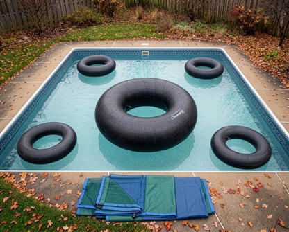 Bradley Heavy Duty Butyl Rubber Inner Tubes – Inflatable Tubes for Snow Sledding, River Floating, Pool Closing, and Whitewater Adventures