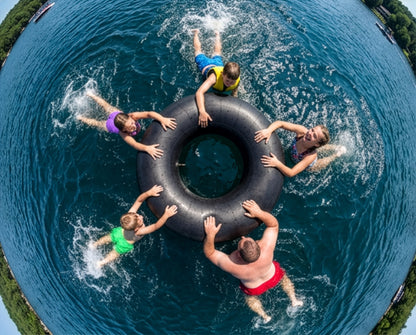 Bradley Heavy Duty Butyl Rubber Inner Tubes – Inflatable Tubes for Snow Sledding, River Floating, Pool Closing, and Whitewater Adventures