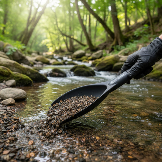 Gold Digger Ultimate Prospecting Tool Kit – Built by Prospectors, Built to Find Gold, Magnet Sweeper, Paydirt Scoop, Steel Hammer, Huntley Spoons