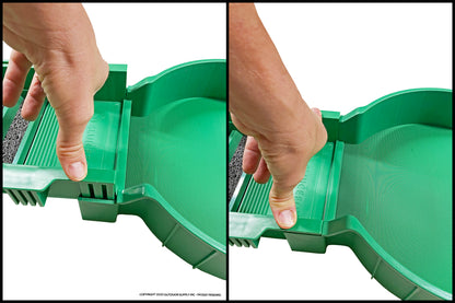 Sluice Fox Portable Expandable Sluice Box for Gold Mining and Prospecting; Includes miner's moss, Hungarian style riffles, and deep V riffles.  Essential tool for gold panning kits