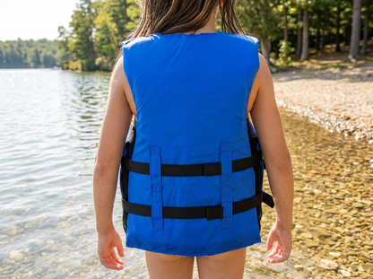 Life jacket paddle vest; Coast Guard approved Type III PFD life vest flotation device; Jet ski, wakeboard, hardshell kayak life jacket; Ideal extra life jacket for pontoon boat