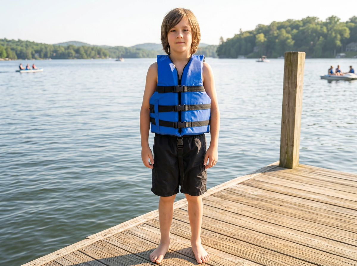 Life jacket paddle vest with Leg Strap; Coast Guard approved Type III PFD flotation device; Jet ski, wakeboard, hardshell kayak vest; Ideal extra PFD for pontoon boat Blue Adult