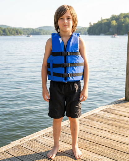 Life jacket paddle vest; Coast Guard approved Type III PFD life vest flotation device; Jet ski, wakeboard, hardshell kayak life jacket; Ideal extra life jacket for pontoon boat