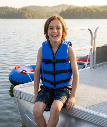 Life jacket paddle vest; Coast Guard approved Type III PFD life vest flotation device; Jet ski, wakeboard, hardshell kayak life jacket; Ideal extra life jacket for pontoon boat