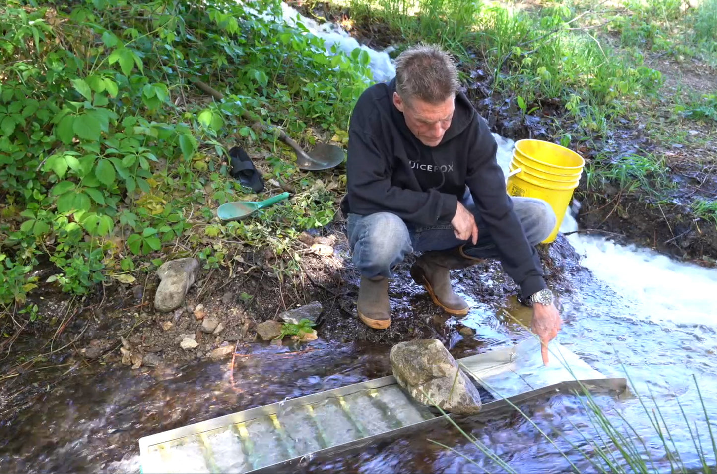 Sluice Fox 50" Folding Aluminum Sluice Box