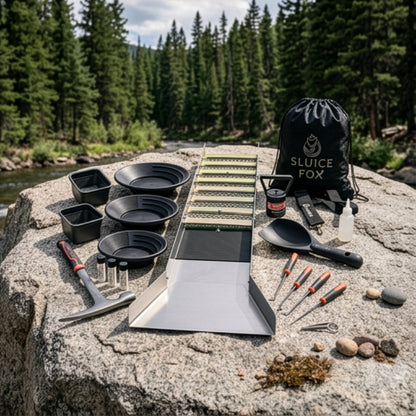 Sluice Fox Complete Gold Mining Kit with Sluice Box