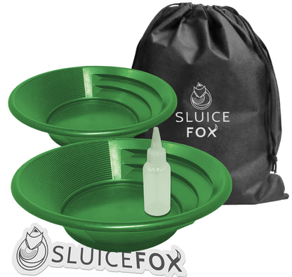 Sluice Fox 3-Piece Gold Panning Kit with Snifter Bottle