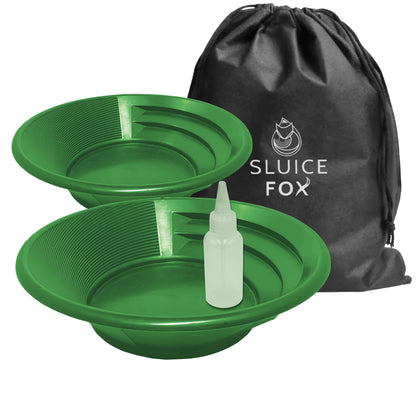 Sluice Fox 3-Piece Gold Panning Kit with Snifter Bottle