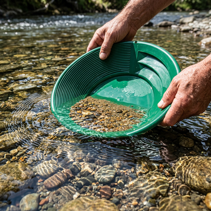 Sluice Fox 3-Piece Gold Panning Kit with Snifter Bottle